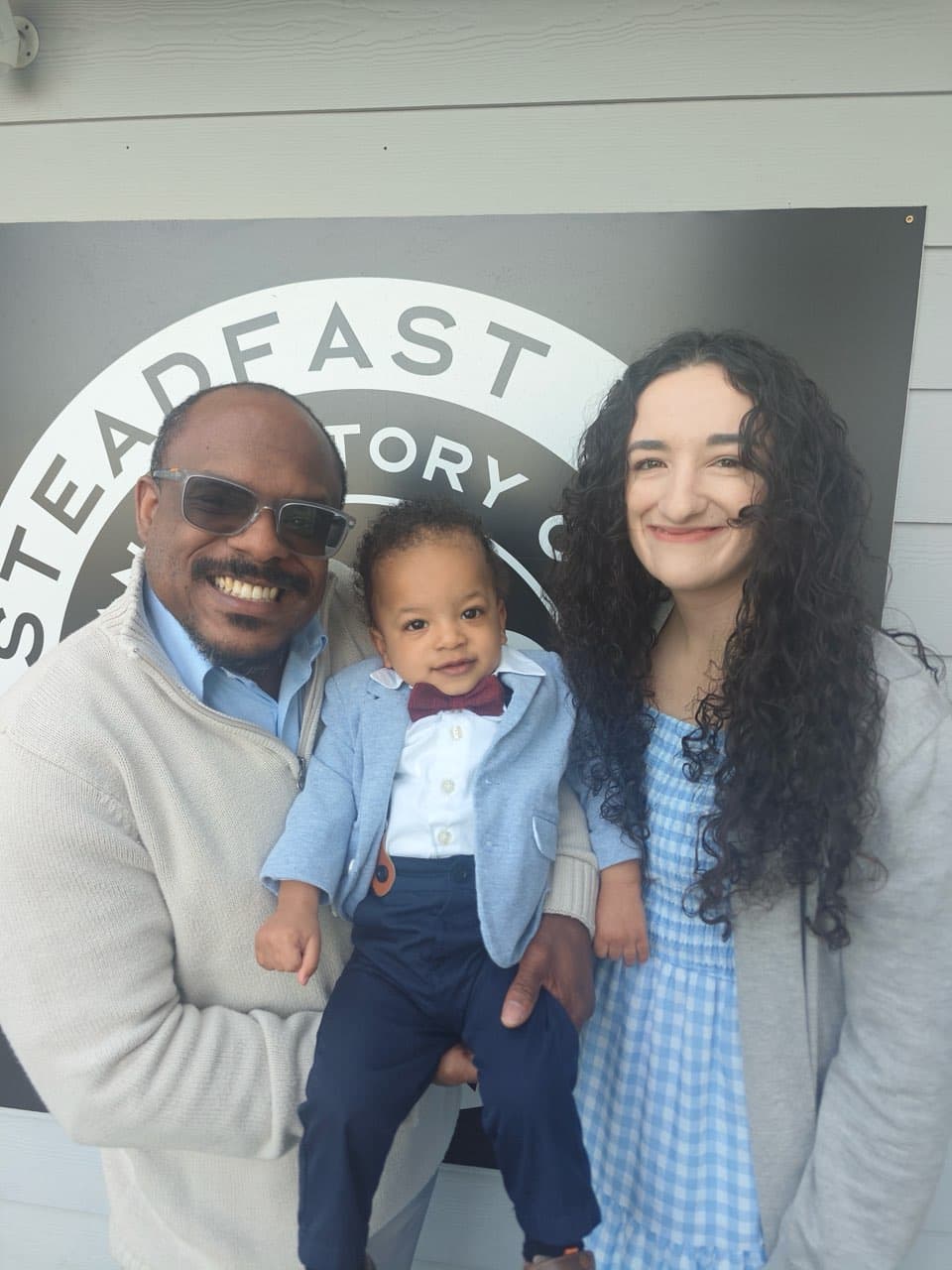 Anthony with his family